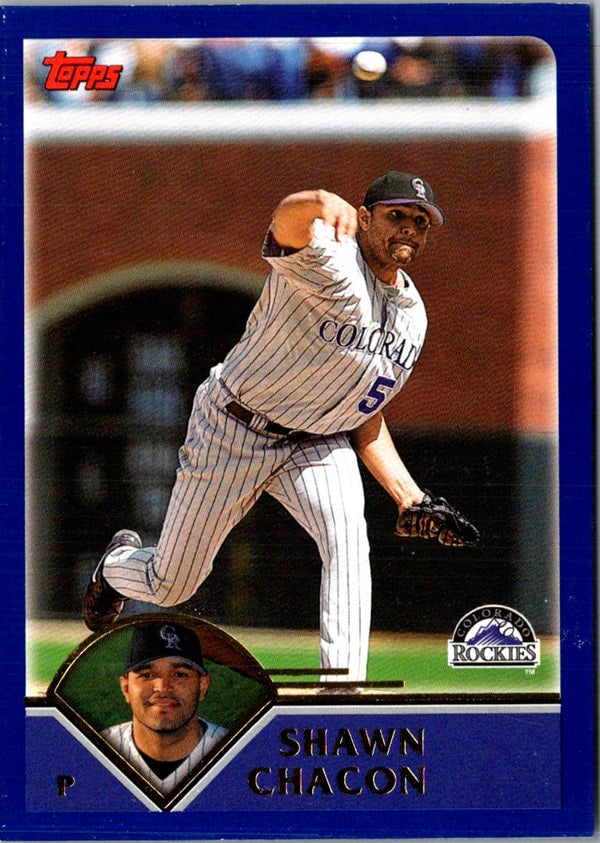 2003 Topps Shawn Chacon #248