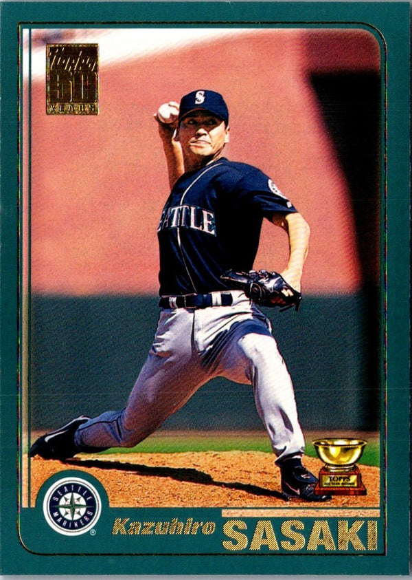 2001 Topps Kazuhiro Sasaki #720