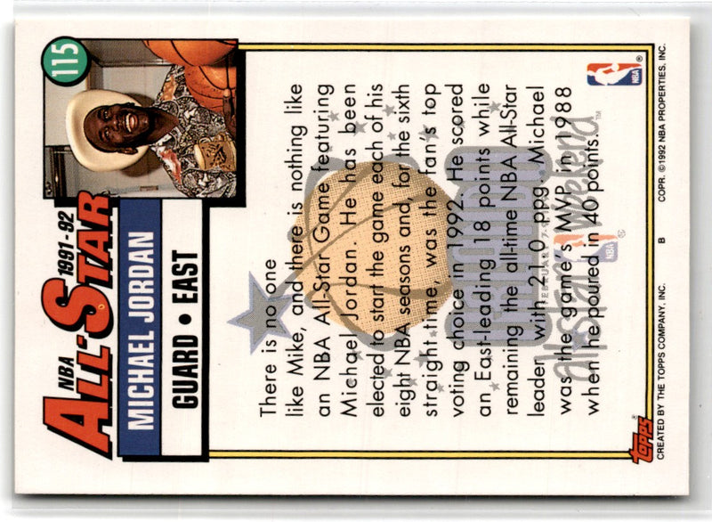 1992 Topps Michael Jordan