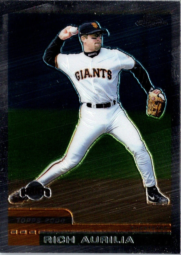 2000 Topps Chrome Rich Aurilia #124