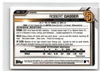 2021 Bowman Draft Chrome Robert Gasser #BDC-135