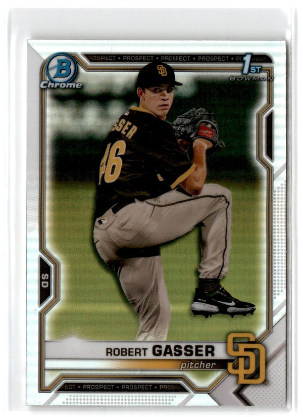 2021 Bowman Draft Chrome Robert Gasser #BDC-135