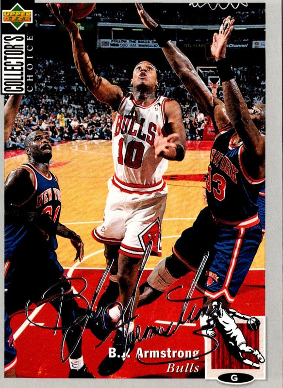 1994 Collector's Choice Silver Signatures B.J. Armstrong #80