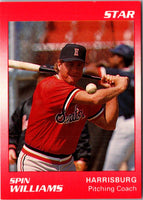 1990 Star Harrisburg Senators Spin Williams #24