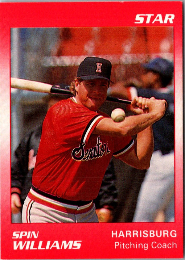 1990 Star Harrisburg Senators Spin Williams #24