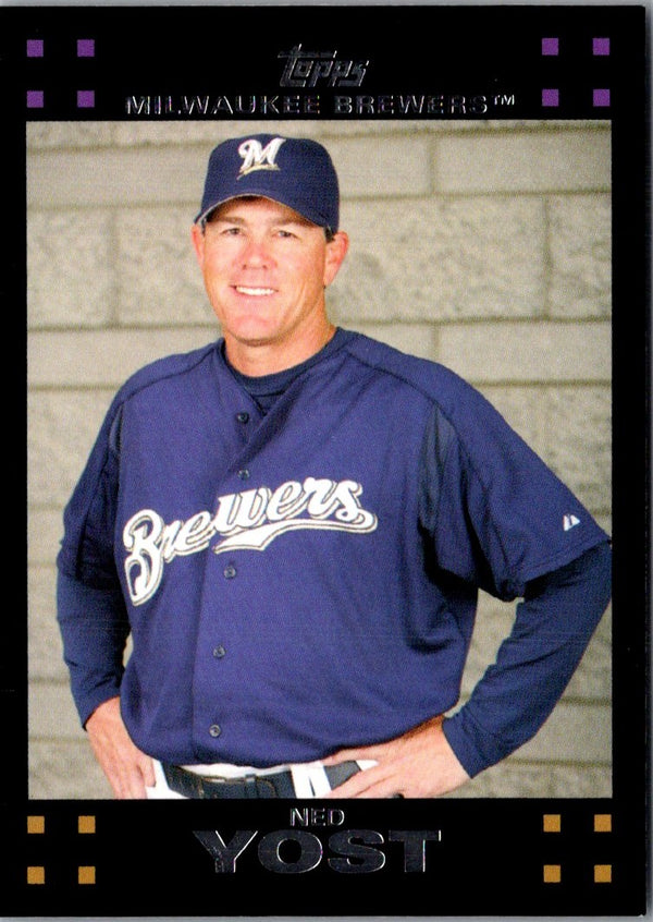 2007 Topps Red Back Ned Yost #617