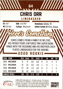 2020 SAGE HIT Chris Orr