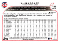 2022 Topps Luis Arraez #453