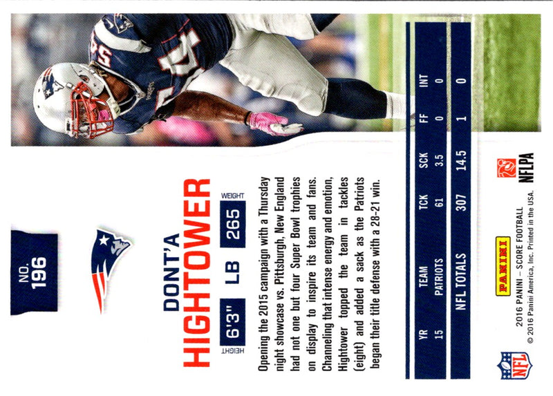 2016 Score Dont'a Hightower