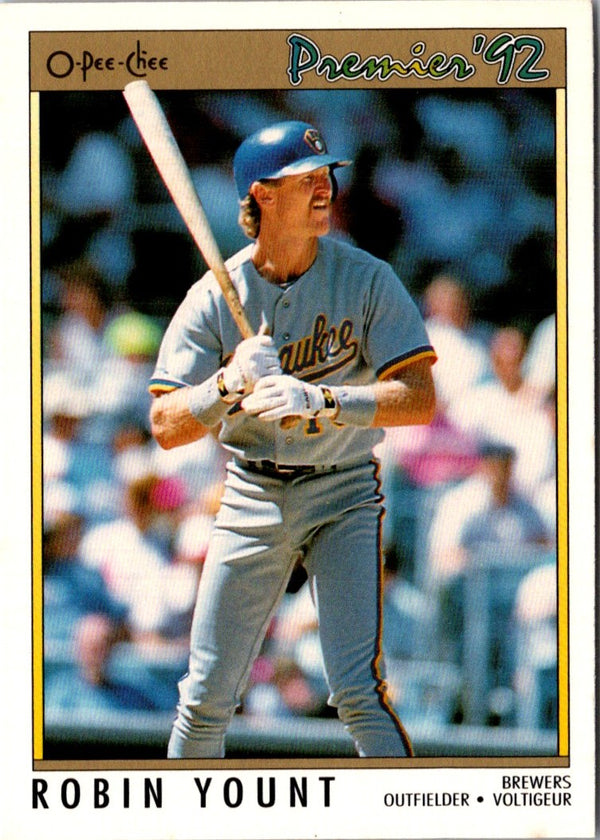 1992 O-Pee-Chee Premier Robin Yount #111