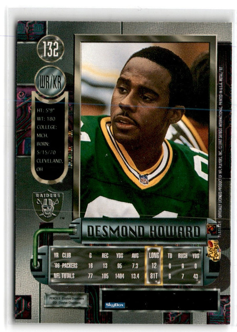 1997 Metal Universe Desmond Howard