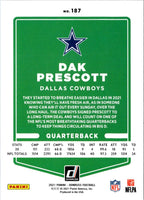 2021 Donruss Press Proof Blue Dak Prescott #187