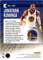 2021 Panini Chronicles Jonathan Kuminga #329