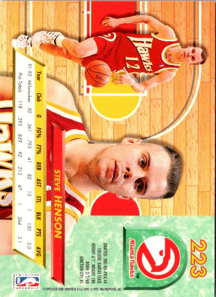 1992 Ultra Steve Henson