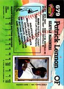 1992 Stadium Club Patrick Lennon