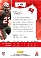 2021 Panini Playoff Red Zone Ronald Jones II #173