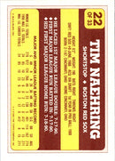 1991 Topps Rookies Tim Naehring