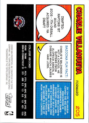 2005 Topps Charlie Villanueva #227 Rookie