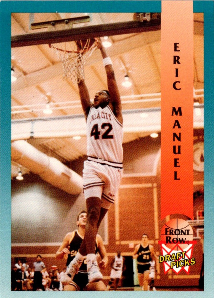 1992 Front Row Draft Picks Eric Manuel
