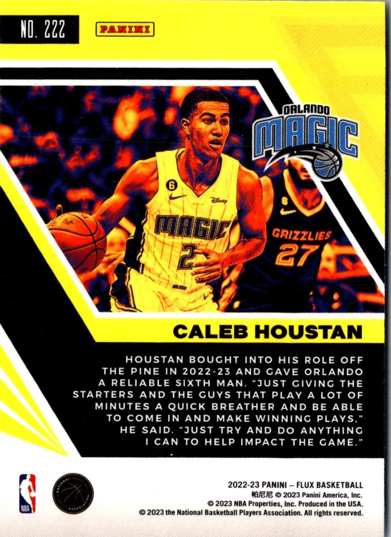 2022 Panini Flux Caleb Houstan