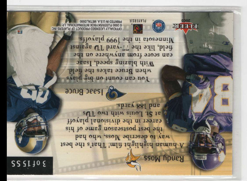 2000 Metal Sunday Showdown Randy Moss/Isaac Bruce