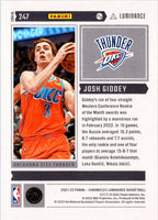 2021 Panini Chronicles Josh Giddey #247 Rookie
