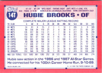 1991 Topps Traded Hubie Brooks #14T