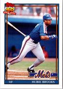 1991 Topps Traded Hubie Brooks