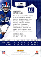 2021 Panini Playoff Saquon Barkley #111