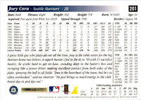 1997 Score Joey Cora #201