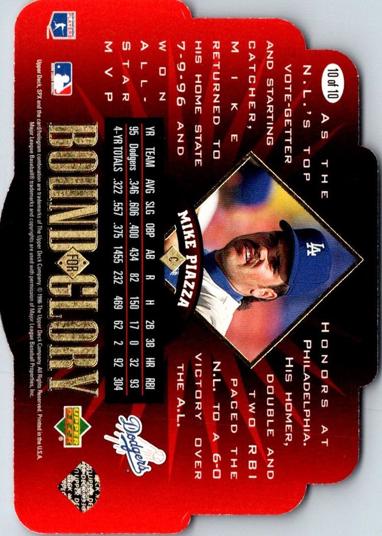 1996 SPx Bound for Glory Mike Piazza