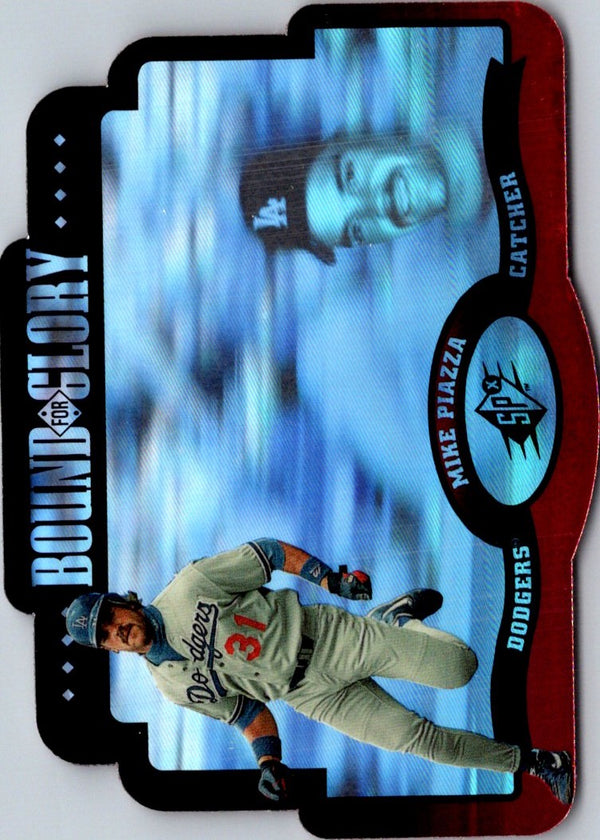 1996 SPx Bound for Glory Mike Piazza #10