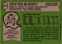 1978 Topps Dexter Bussey #427
