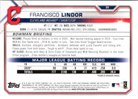 2021 Bowman Francisco Lindor #30