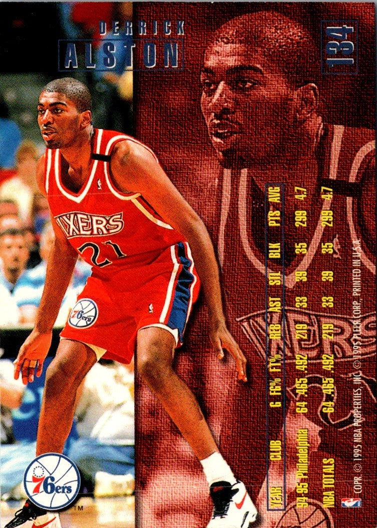 1995 Fleer Derrick Alston