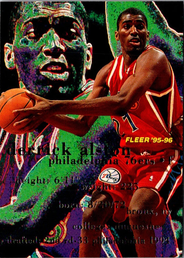 1995 Fleer Derrick Alston #134