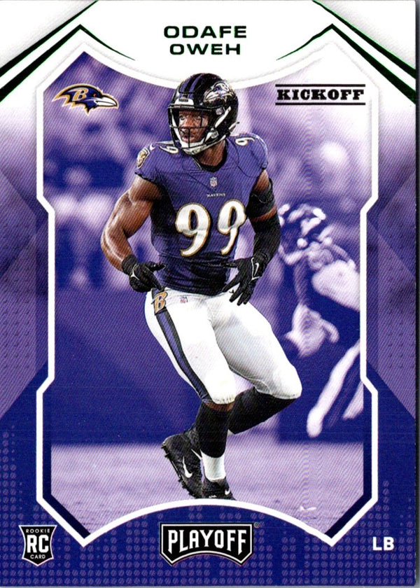 2021 Panini Playoff Kickoff Odafe Oweh #255