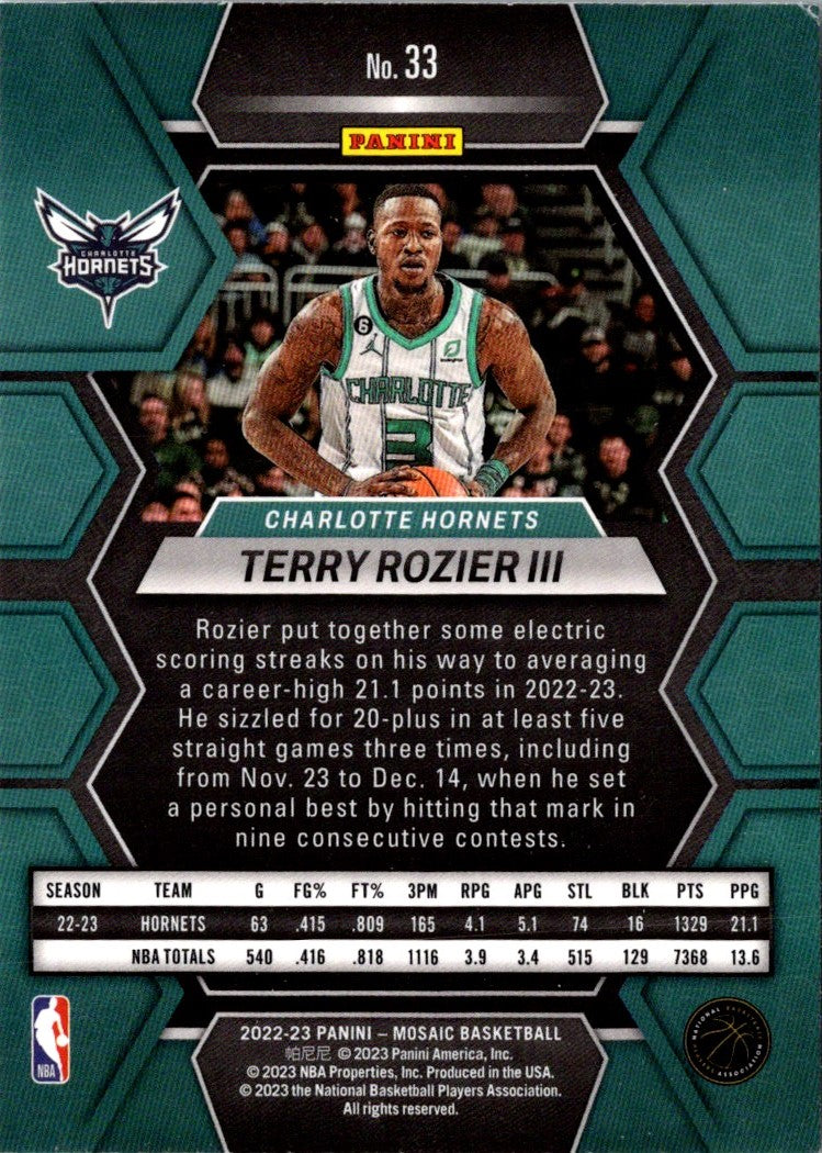 2022 Panini Mosaic Terry Rozier III