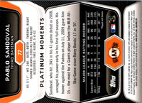 2012 Bowman Platinum Pablo Sandoval #77