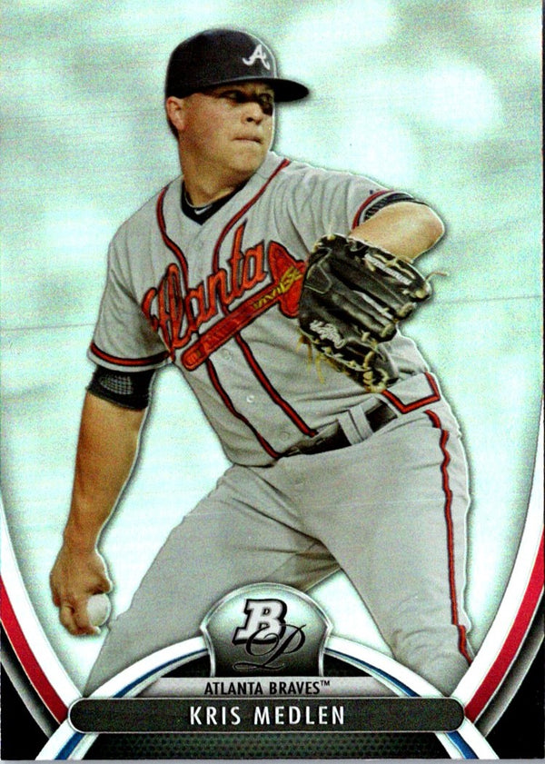 2013 Bowman Platinum Kris Medlen #52