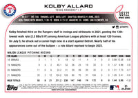 2022 Topps Update Kolby Allard #US122