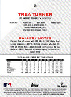 2022 Topps Gallery Trea Turner #79