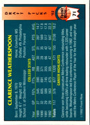 1992 Front Row Draft Picks Gold Clarence Weatherspoon