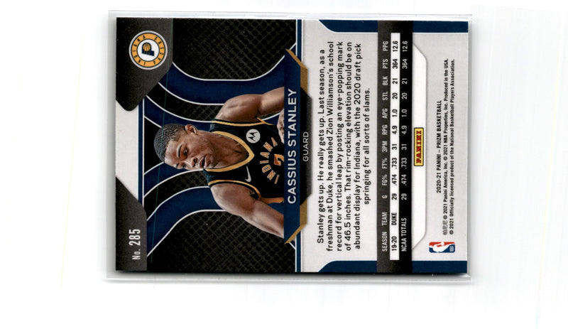 2020 Panini Prizm Cassius Stanley