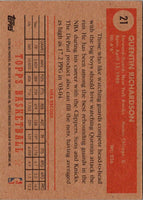 2005 Topps 1952 Style Quentin Richardson #21