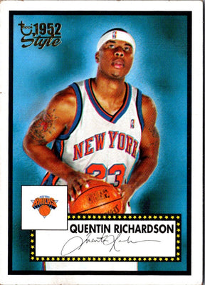 2005 Topps 1952 Style Quentin Richardson #21