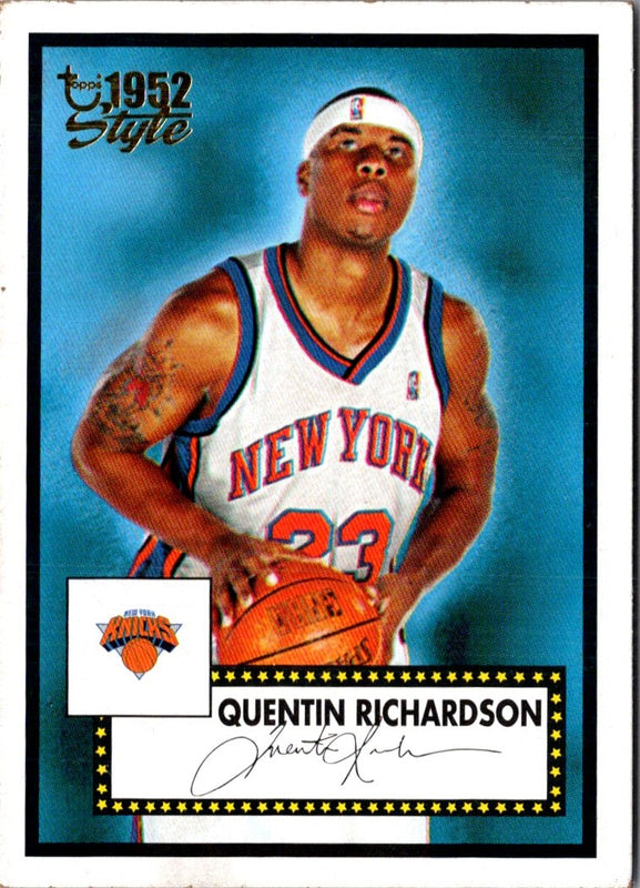 2005 Topps 1952 Style Quentin Richardson #21