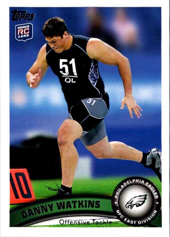 2011 Topps Danny Watkins #43 Rookie