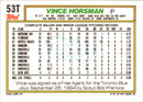 1992 Topps Traded Vince Horsman