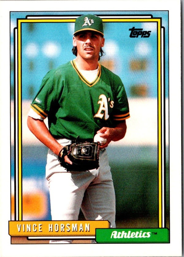 1992 Topps Traded Vince Horsman #53T